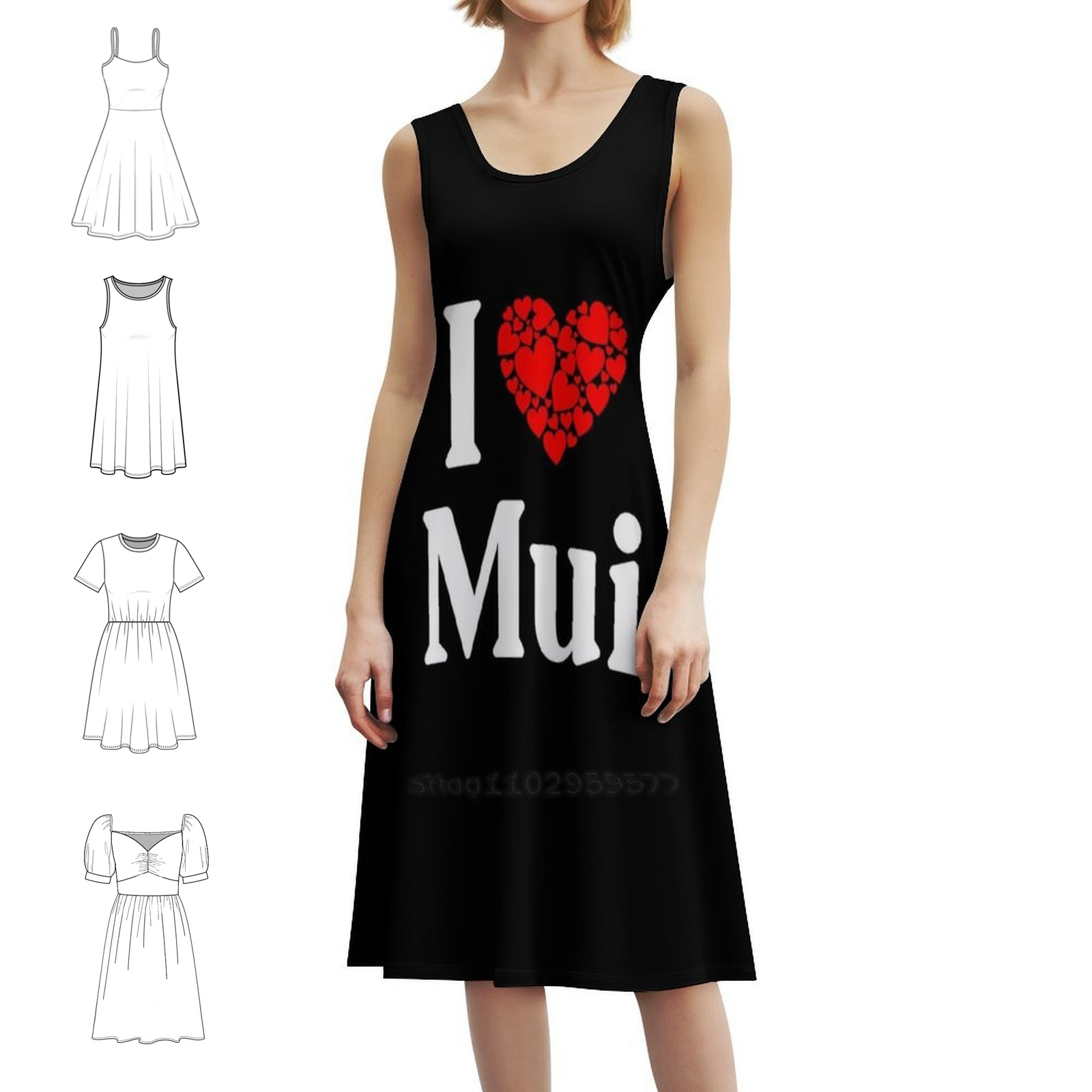 Women Fashion Dress Names - มุย ฮาร์ท-ฉันรักมุย ชุดเดรสสไตล์โบฮีเมียน ชุดเดรสแฟชั่นสุดหรูสำหรับงานแต่งงานริมชายหาด ชื่อมุย นามสกุล