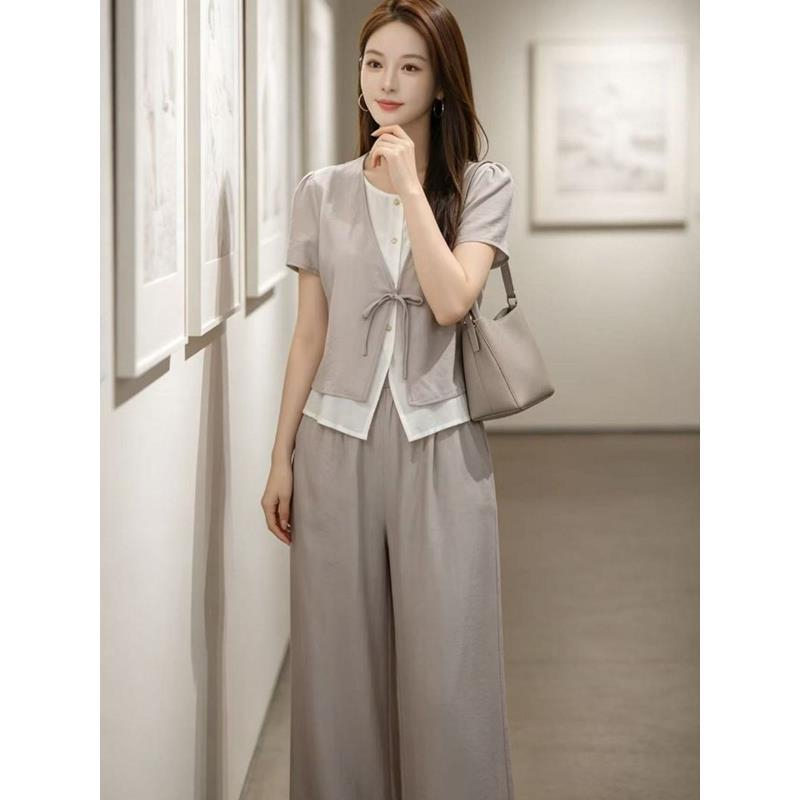 ชุดเซ็ตสองชิ้นแขนสั้นทรงสลิมสำ - Women Fashion Over The Years บทวิจารณ์และราคา
