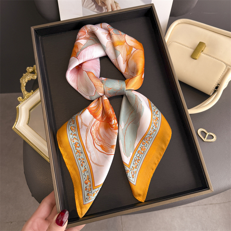 ผ้าคลุมศีรษะลายดอกไม้ใหม่ปี 20 - Women Fashion Necktie บทวิจารณ์และราคา