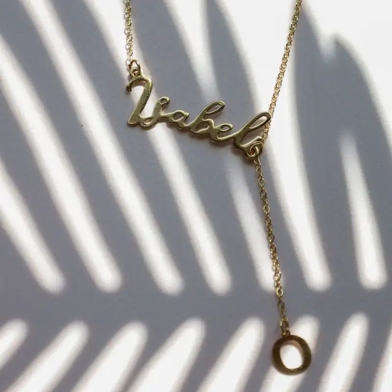 ที่กําหนดเองยาวสแตนเลสสร้อยคอช - Women Fashion Dress Names บทวิจารณ์และราคา