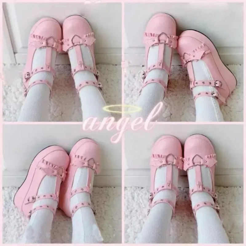 รองเท้าส้นเตารีดแบบมีสายรัดรูป - Women'S Fashion Shoes บทวิจารณ์และราคา
