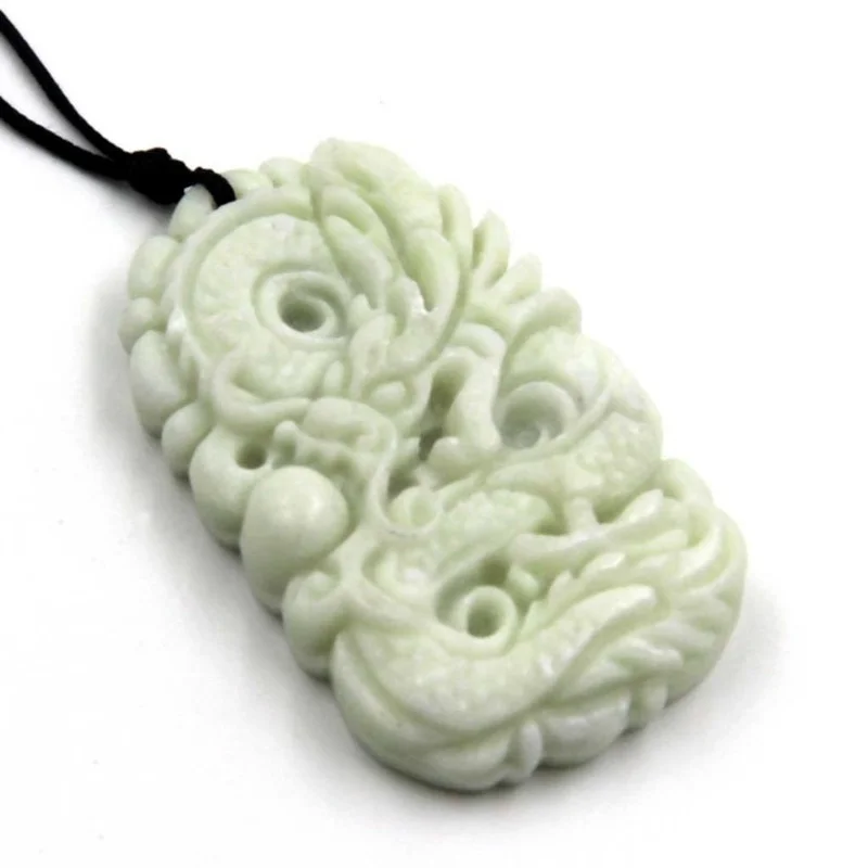 หยกสีขาวธรรมชาติ Dragon Phoeni - Women'S Fashion Jewellery บทวิจารณ์และราคา