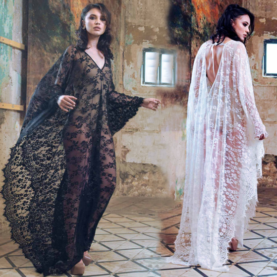 ชุดเดรสยาวลูกไม้หลวมๆ สำหรับผู - Women Fashion Photoshoot บทวิจารณ์และราคา