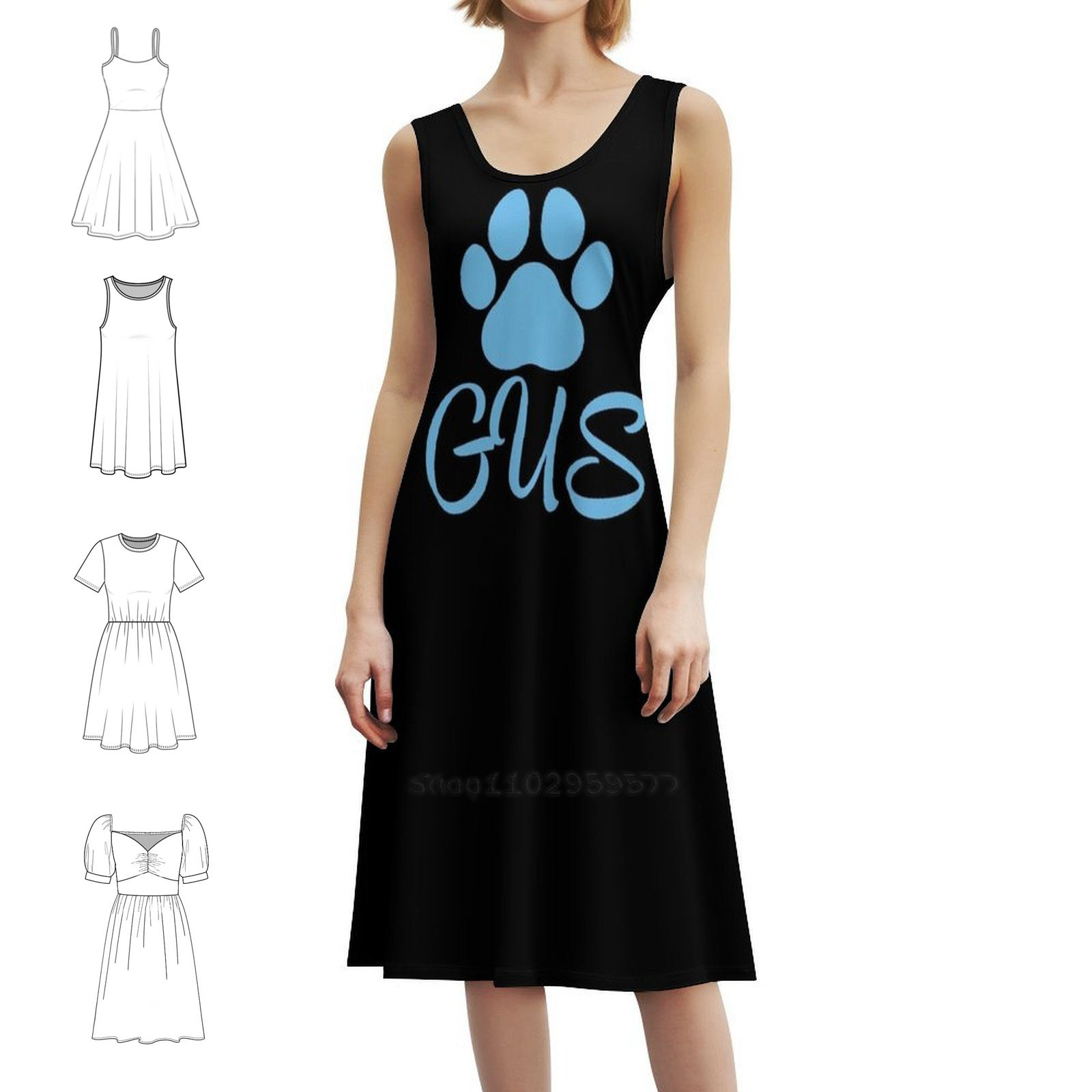 ชุดเดรสสีน้ำเงินสไตล์บูโฮชิคสำ - Women Fashion Dress Names บทวิจารณ์และราคา