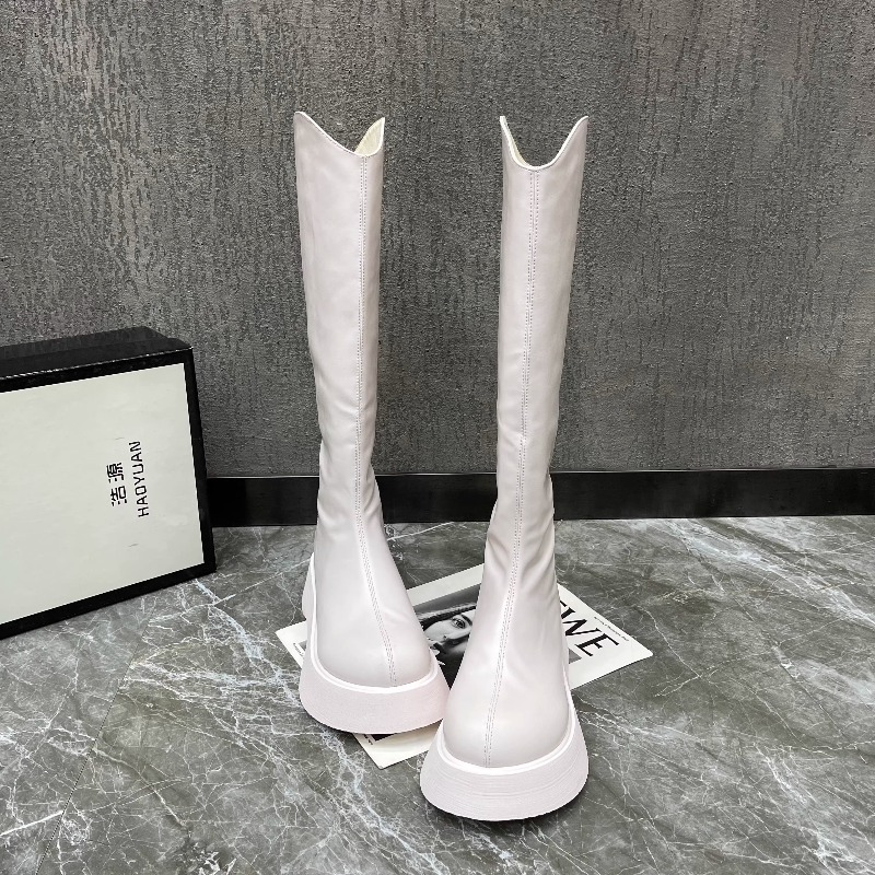 รองเท้าบูทผู้หญิงแบบเรียบง่าย  - Women'S Fashion Korea บทวิจารณ์และราคา