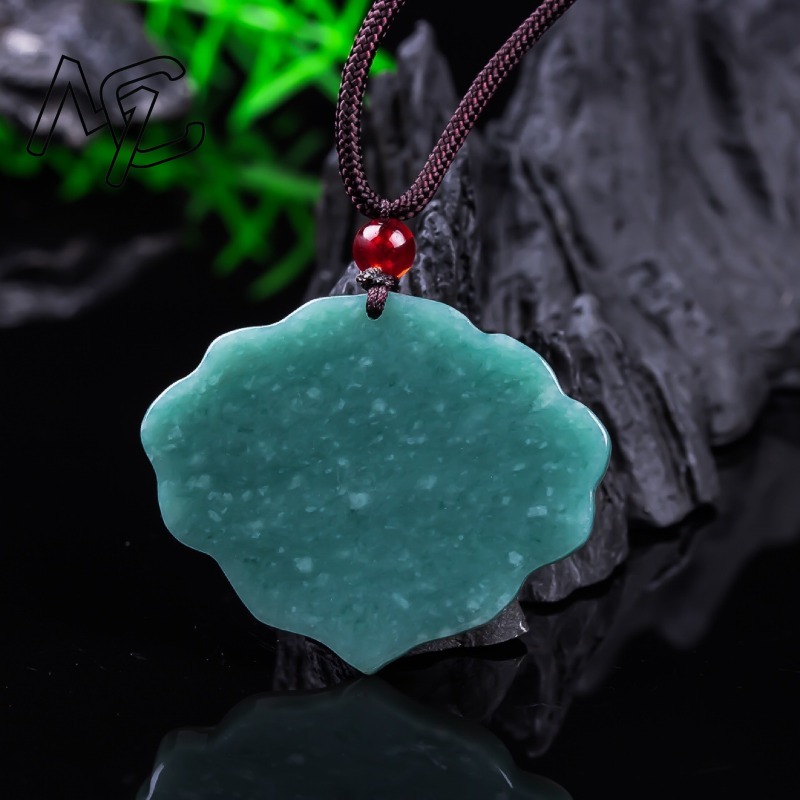 จี้หยกพม่าแท้สีน้ำเงินอมเขียวร - Women'S Fashion Jewellery บทวิจารณ์และราคา