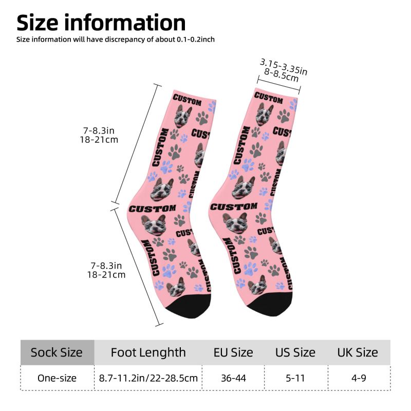 ถุงเท้าลายสัตว์เลี้ยงแบบกำหนดเ - Women Fashion Dress Names บทวิจารณ์และราคา