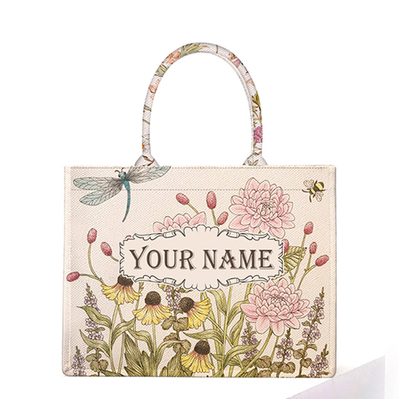 กระเป๋าผ้าแคนวาสขนาดใหญ่ พิมพ์ - Women Fashion Dress Names บทวิจารณ์และราคา