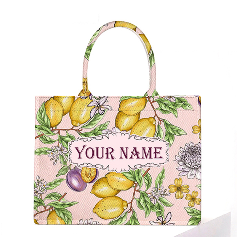 กระเป๋าผ้าแคนวาสขนาดใหญ่ พิมพ์ - Women Fashion Dress Names บทวิจารณ์และราคา