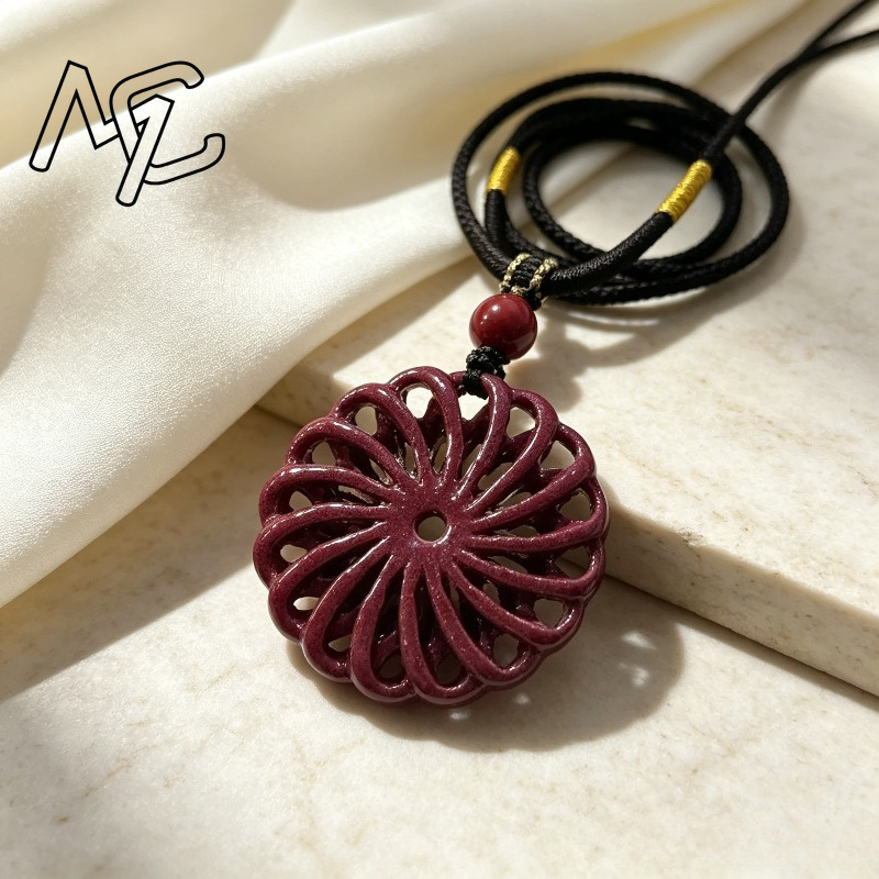 สร้อยคอจี้กังหันลมหยกแดงซิบาร์ - Women'S Fashion Jewellery บทวิจารณ์และราคา