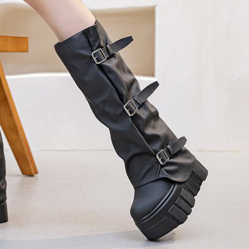 รองเท้าบูทแฟชั่นใหม่ปี 2026 สำ - Women'S Fashion Knee High Boots บทวิจารณ์และราคา