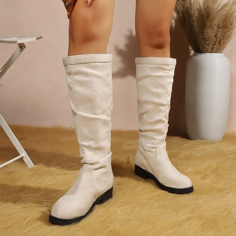 รองเท้าบูทผู้หญิงทรงสูงระดับเข - Women'S Fashion Knee High Boots บทวิจารณ์และราคา